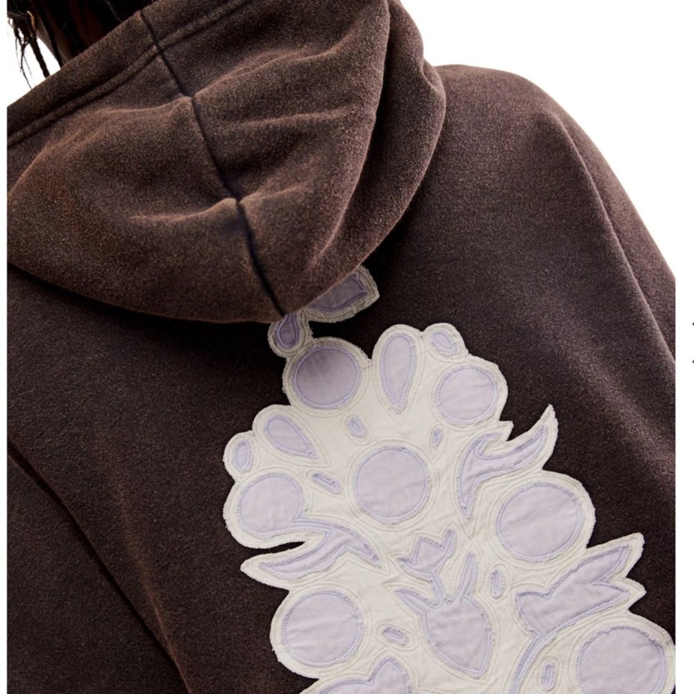 Free People Sprint to the finish logo hoodie